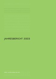 jahresbericht 2003 - Zuger Fachstelle punkto Jugend und Kind