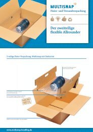 Fixier- und Versandverpackung Der zweiteilige flexible Allrounder