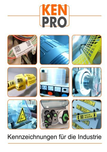 KenPro - Kennzeichnungen für die Industrie Katalog 2012