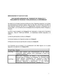 1 mercosur/sgt nÂº 3/acta nÂº 01/08 xxxi reuniÃ³n ... - Punto Focal