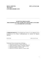 reglamento rtca 67.01.31:06 tÃ©cnico centroamericano - Guatemala