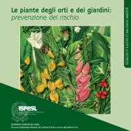 Le piante degli orti e dei giardini: prevenzione del rischio - Ispesl