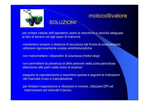 Comparto manutentori del verde: principali ... - PuntoSicuro