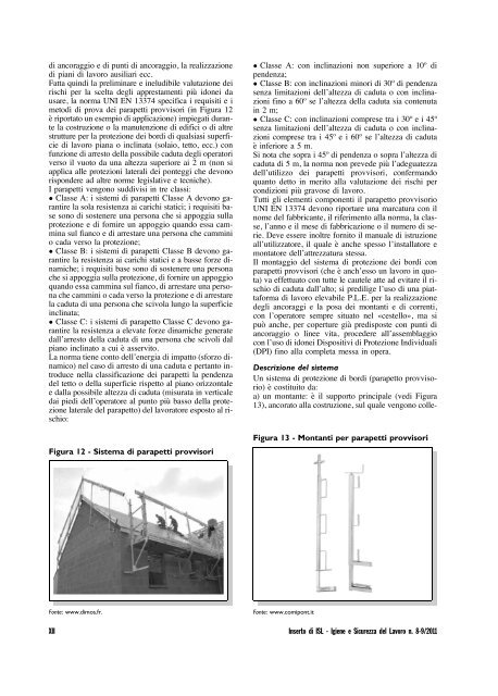 Puntelli Telescopici e parapetti provvisori - DPL Modena