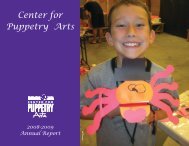 New Directions Series - Center for Puppetry Arts