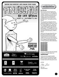 Pinocchio - Center for Puppetry Arts