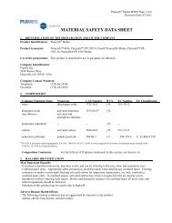 MSDS - Purafil