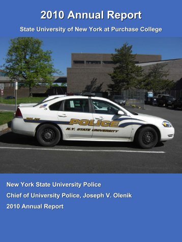 Purchase College UPD Annual Report 2010