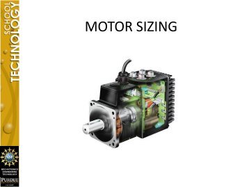 nsf ccli motor sizing slides