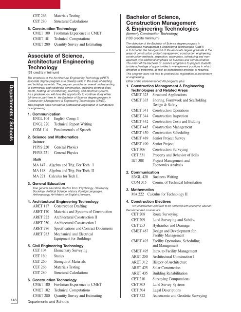 ACADEMIC CATALOG - Purdue University Calumet