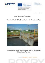 Technical audit report of Brest WWTP - PURE project