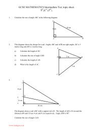 Trigonometry.