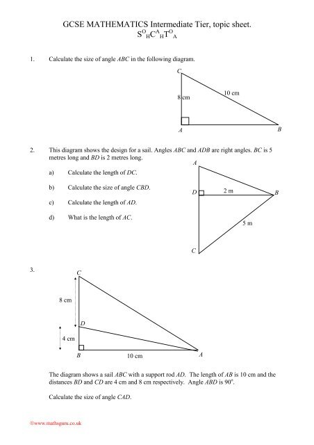 Trigonometry.