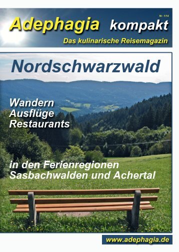 Adephagia kompakt 1/14 Nordschwarzwald