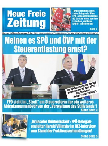 Meinen es SPÖ und ÖVP mit der Steuerentlastung ernst?