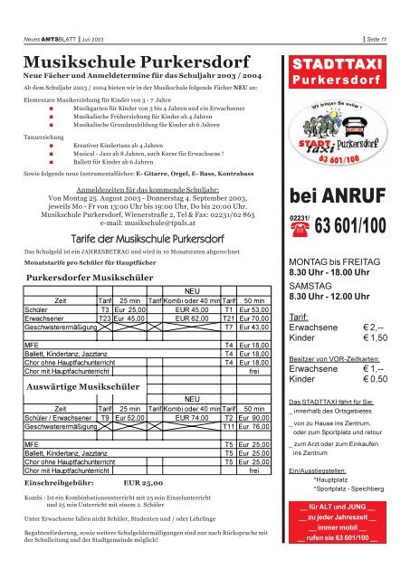 Amtsblatt 339 - .PDF - Purkersdorf