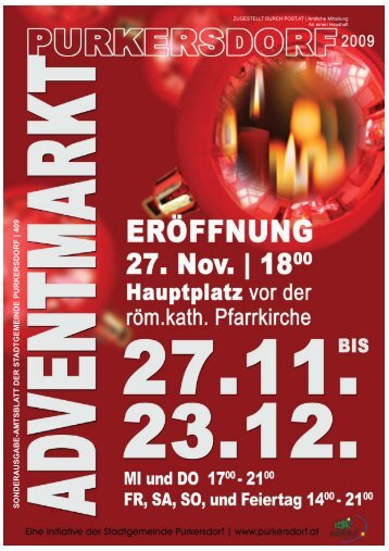 Amtsblatt 409 (Advent) (1,69 MB) - Purkersdorf