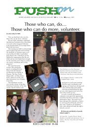 Those who can do more, volunteer. - PushOn