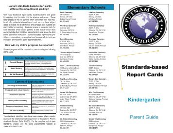 Kindergarten Parent Brochure - Putnam City Schools