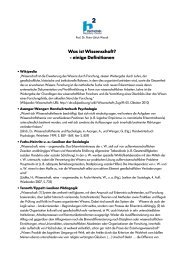 Arbeitsblatt - Wissenschaftsbegriffe - puwendt.de