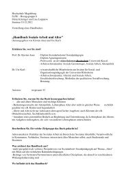 ,,Handbuch Soziale Arbeit und Alter'' - puwendt.de