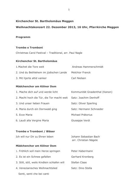 Weihnachtskonzert mit Titelangabe 2013.pdf - Pastoralverbund ...