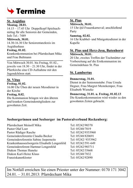 05-2013 - Pastoralverbund Reckenberg