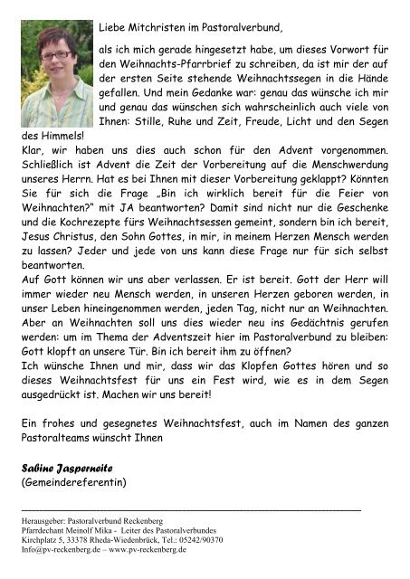 52-2012-und-01-2013 - Pastoralverbund Reckenberg