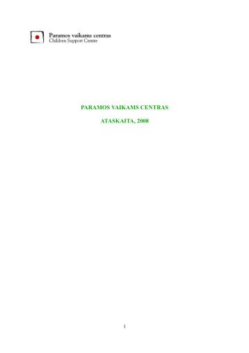 PDF formatu - Paramos vaikams centras