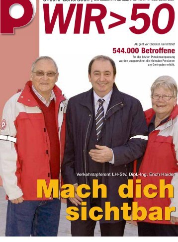 544.000 Betroffene - Pensionistenverband Oberösterreich