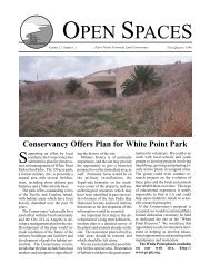 Open Spaces--1stQtr99 - Palos Verdes Peninsula Land Conservancy