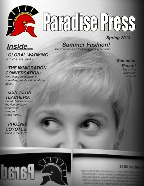 Inside... - The Paradise Valley Unified School District