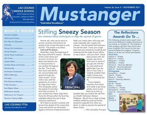 November - Pleasant Valley School District