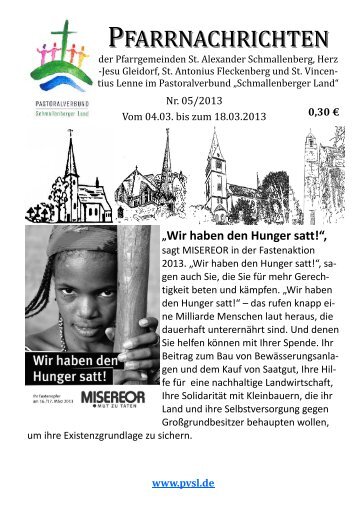 Pfarrbrief 5-13 - Pastoralverbund Schmallenberger Land