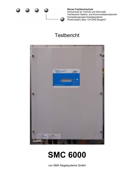 SMC 6000 - Photovoltaik