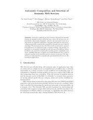 Automatic Composition and Selection of Semantic Web ... - CiteSeerX