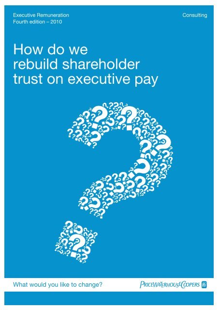 How do we rebuild shareholder trust on executive pay