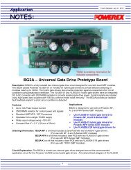 BG2A â Universal Gate Drive Prototype Board - Powerex