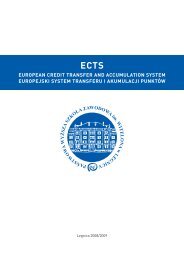 ects european credit transfer and accumulation system europejski ...