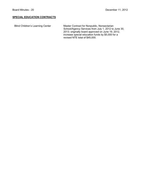 December 11, 2012 Board Minutes - Placentia-Yorba Linda Unified ...