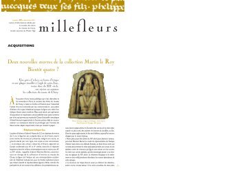 Millefleurs n°13 - Société des Amis du musée de Cluny