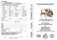 Einladung Lommatzsch - Pudel-Zucht-Verband 82 eV