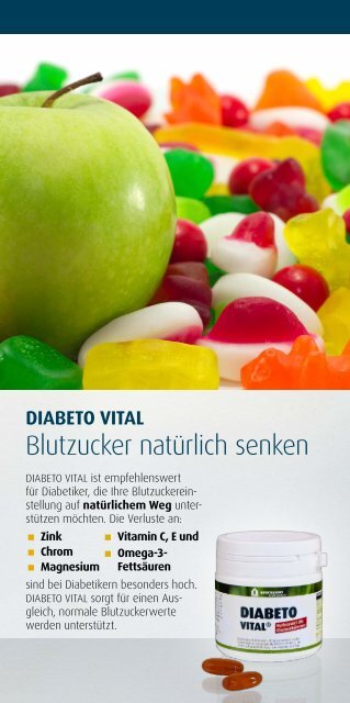 flyer: blutzucker natÃ¼rlich senken - Quintessenz health products GmbH