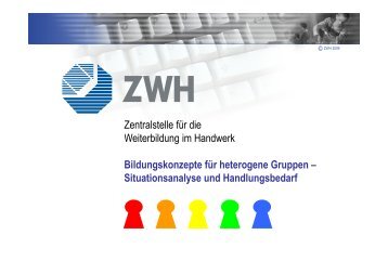 Zentralstelle fÃ¼r die Weiterbildung im Handwerk Weiterbildung im ...