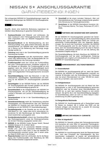 Bedingungen 5-Sterne AnschluÃgarantie.pdf - qashqaiforum.de