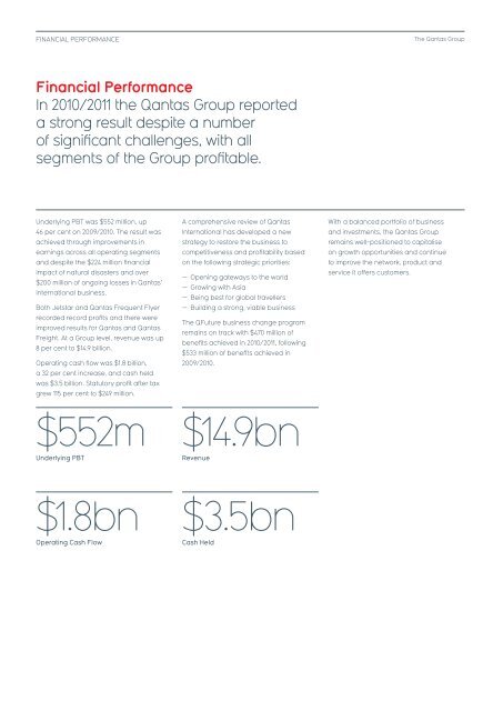 2011 Annual Review - Qantas