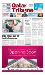 Qatar Plans Qr38 Bn 5 Yr Health Spending Qatar Tribune