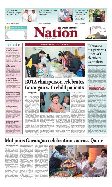 Moi Joins Garangao Celebrations Across Qatar Rota Qatar Tribune