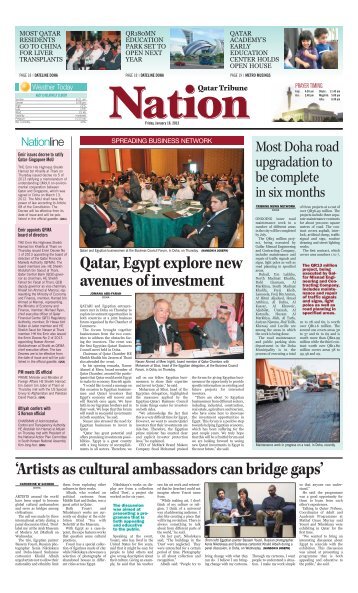 Qatar, Egypt explore new avenues of investment - Qatar Tribune