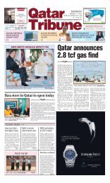 Qatar announces 2.8 tcf gas find - Qatar Tribune